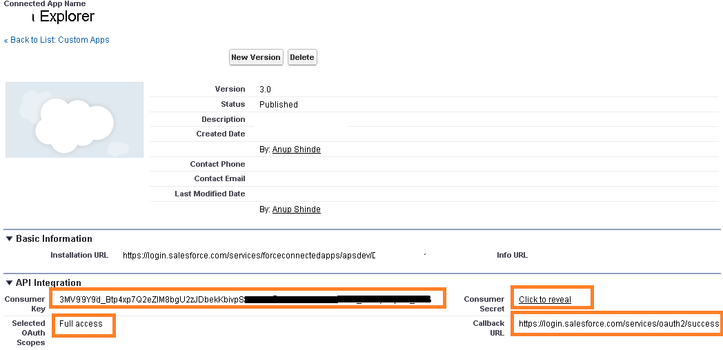 Connected App - Salesforce